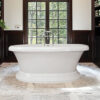Bello 79" x 39" Free Standing Pedestal Soaker Tub Only