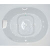 2 Person Deep Soaker 54" x 44" Gold Series Hydro and Air Massage Bath