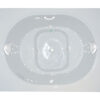 2 Person Deep Soaker 54" x 44" Platinum Series Hydro and Air Massage Bath
