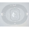 2 Person Deep Soaker 54" x 44" Platinum Series Hydro Massage Bath