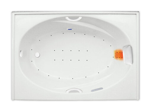 Escape 60" x 42" Left Hand Platinum Series Air Massage Bath