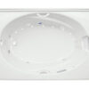 Escape 60" x 42" Left Hand Gold Series Hydro and Air Massage Bath