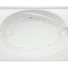 Escape 60" x 42" Left Hand Silver Series Hydro and Air Massage Bath