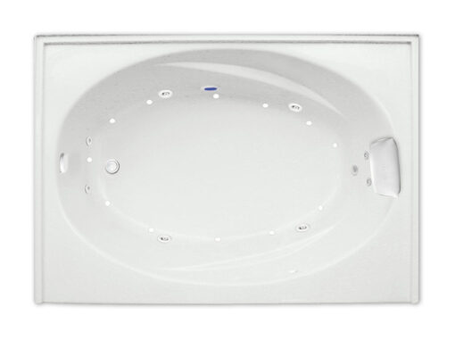 Escape 60" x 42" Left Hand Silver Series Hydro and Air Massage Bath