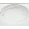 Escape 60" x 42" Right Hand Silver Series Hydro and Air Massage Bath