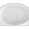 Escape 60" x 31" Left Hand Silver Series Hydro Massage Bath
