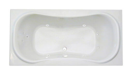 Heavenly 72" x 36" Silver Series Hydro Massage Bath