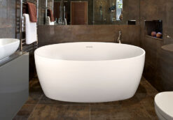 Reiley 55" x 31" Free Standing Soaker Tub Only
