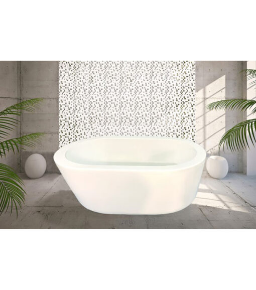 Rosabella 59 x 36" Free Standing 9 Jet Series Hydro Massage Bath w/ Access Panel