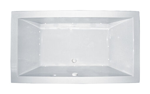 Zen 66" x 32" Side Drain Silver Series Air Massage Bath