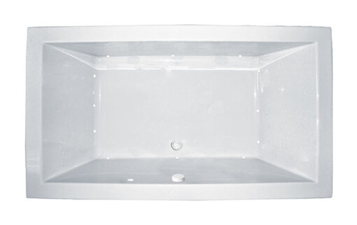 Zen 66" x 36" Side Drain Silver Series Air Massage Bath