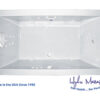 Zen 66" x 32" Side Drain Platinum Series Hydro Massage Bath