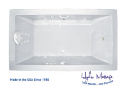 Zen 66" x 32" Side Drain Platinum Series Hydro Massage Bath