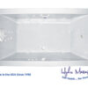 Zen 66" x 36" Side Drain Platinum Series Hydro Massage Bath