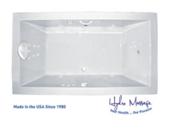 Zen 66" x 36" Side Drain Platinum Series Hydro Massage Bath